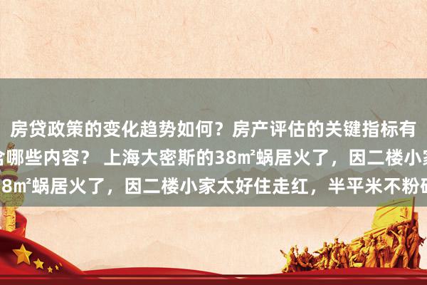 房贷政策的变化趋势如何？房产评估的关键指标有哪些？置业指南应包含哪些内容？ 上海大密斯的38㎡蜗居火了，因二楼小家太好住走红，半平米不粉碎